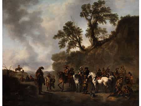 Maler Ende des 18. Jahrhunderts nach Philips Wouwerman