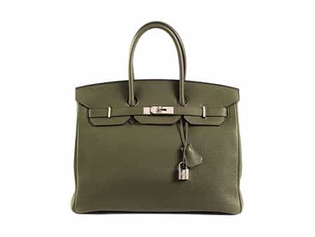 † Hermès Birkin Bag 35 cm „Vert Veronese“