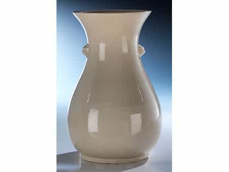 Seltene Blanc de Chine-Vase
