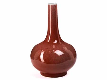  Bauchige Peachbloom Vase