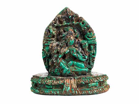  Seltene Darstellung der grünen Tara