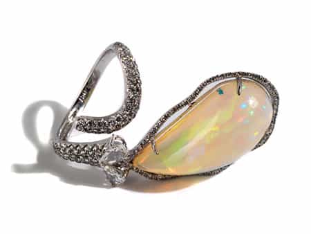  Opal-Diamantring