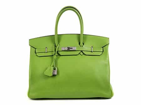 † Hermès Birkin Bag 35 cm „Vert Cru“