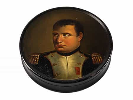 Lackdose mit Napoleonportrait