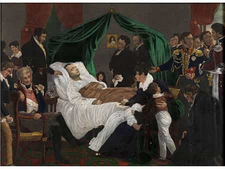 Napoleon auf dem Totenbett