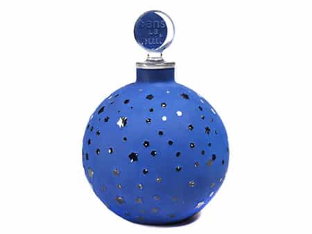 Großes Parfum-Flakon „Dans la Nuit“ von Lalique