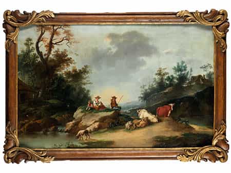 Französischer Maler Anfang des 18. Jahrhunderts