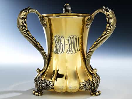  Großer silberner Tiffany-Pokal