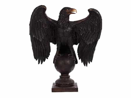  Monumentale Bronzeskulptur eines Adlers