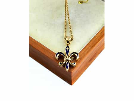 Email-Diamantanhänger von Fabergé