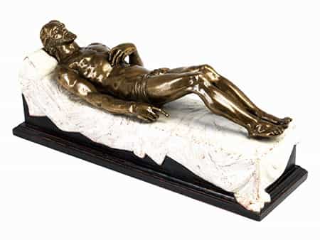 Bronzefigur eines Heiligen Grab-Christus