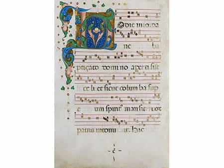 Florentinisches Antiphonarblatt
