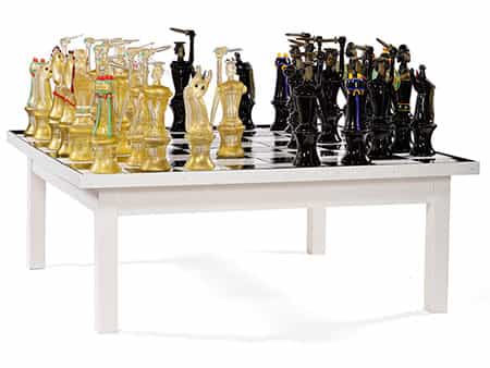 Muranoglas-Schachspiel