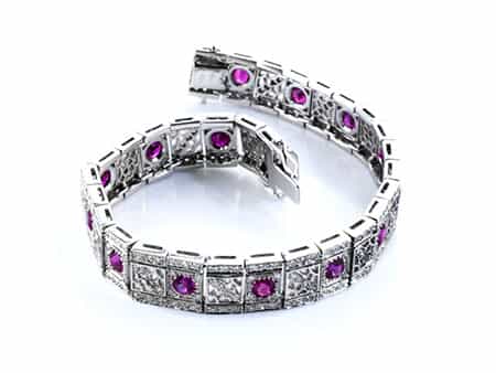 Rubin-Diamantarmband