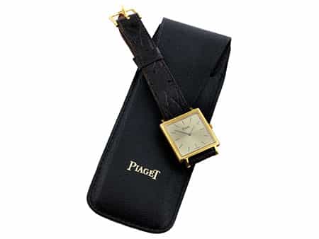 Quadratische PIAGET-Armbanduhr, Ref 9601
