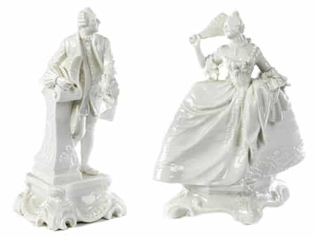 Paar Nymphenburger Porzellanfiguren