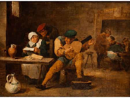 Holländischer Maler in der Nachfolge von David Teniers, evtl. Matheus van Helmont (1623 - um 1679)