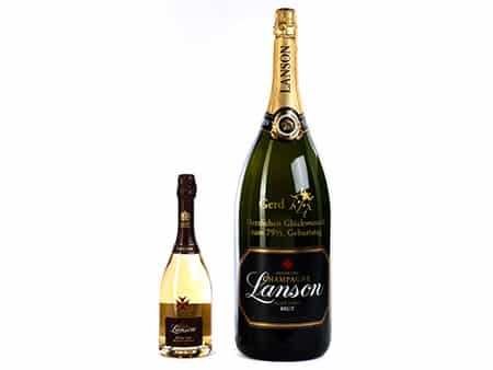 Methusalemflasche Lanson Champagner Black Label/ Brut