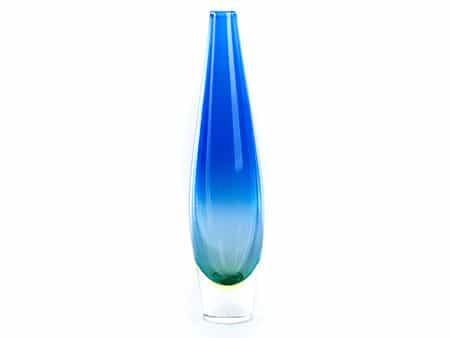 Hohe Vase „Sommerso“ von Seguso
