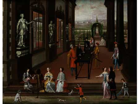 Maler in der Stilnachfolge des Abrahm Bosse (1604 Tours - 1676 Paris)