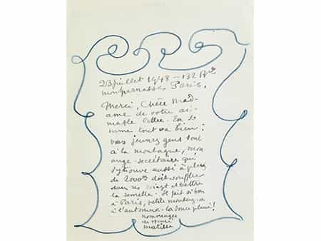 Henri Matisse, 1869 Le Cateau-Cambrésis - 1954 Nizza