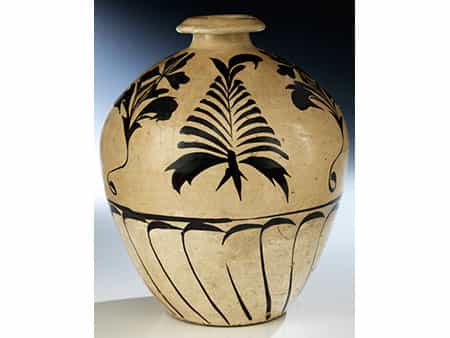 Bauchige Cizhou-Vase