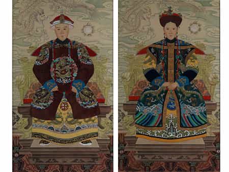 Chinesisches Gemäldepaar