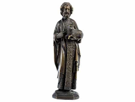 Bronzefigur des Heiligen Johannes Baptist