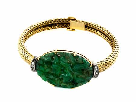 Jade-Diamantarmband