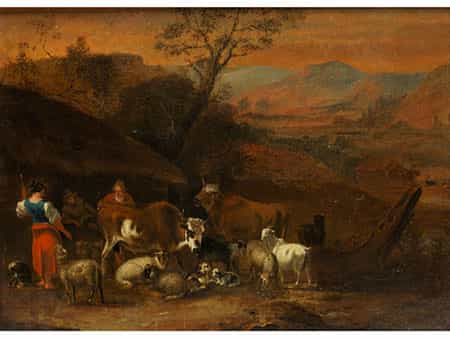 Niederländischer Maler des 17. Jahrhunderts in der Nachfolge von Nicolaes Berchem, 1620 – 1683
