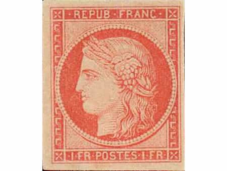 Briefmarke: Frankreich