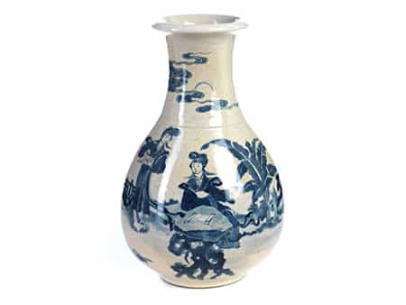 China-Vase mit Qianlong-Marke