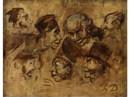Honoré Daumier, 1808 Marseille – 1879 Valmondois, zug.