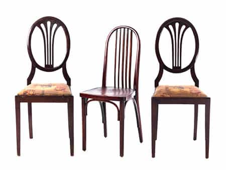 Konvolut von drei Stühlen