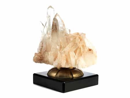 Natürliche Bergkristallformation