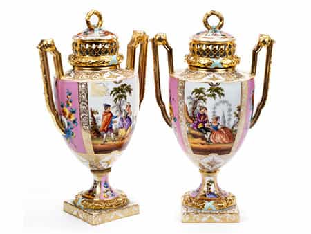 Zwei Potpourri-Vasen, Helena Wolfsohn