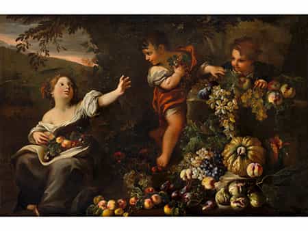 Abraham Brueghel (1631-1697) und Antonio Amorosi (1660-1738)