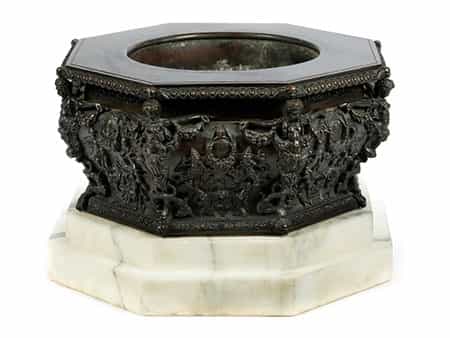 Tischbrunnen in Bronze
