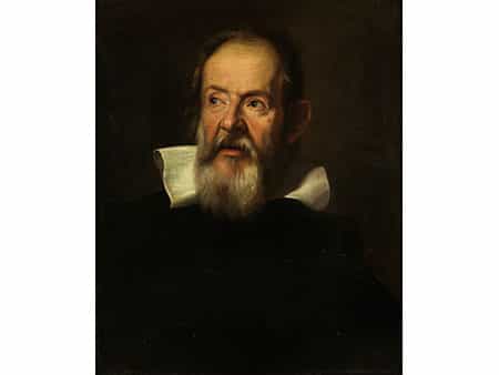 Portraitbildnis des Astronomen Galileo Galilei (1564 – 1641)
