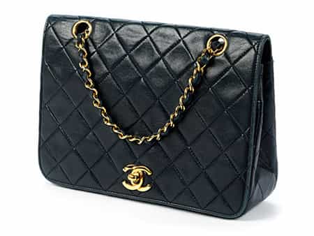 Blaue Chanel-Handtasche 2.55