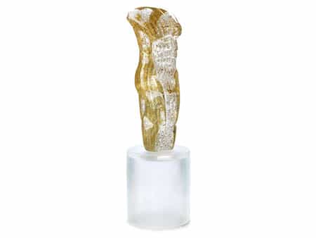 Glasskulptur Männlicher Torso 