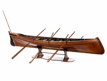 Modell eines Ruderbootes