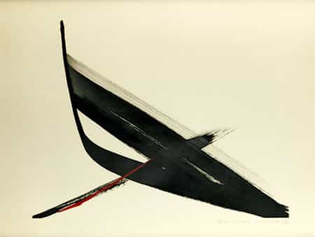 Toko Shinoda, geb. 1913 Dalian, Mandschukuo, Japanische Künstlerin im Stil von Sumi-e 
