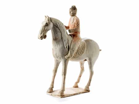 Terrakottafigur eines Reiters