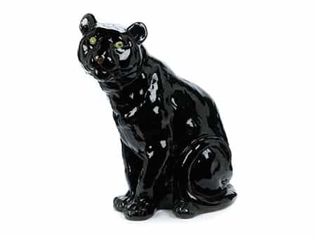Skulptur eines Panthers