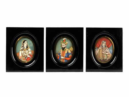 Drei indische Miniaturen