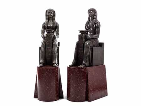 Zwei ägyptische Gottheiten