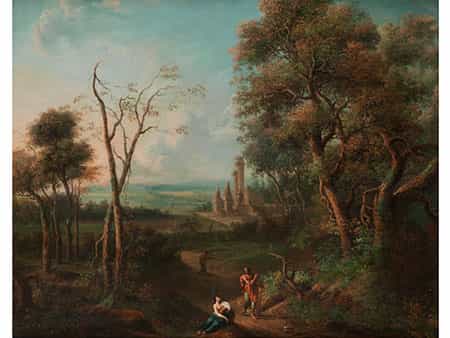 Francesco Zuccarelli, 1702 Pitigliano/ Toskana – 1788, Florenz, zug. Schüler von Giovanni Maria Morandi und Pietro Nelli 