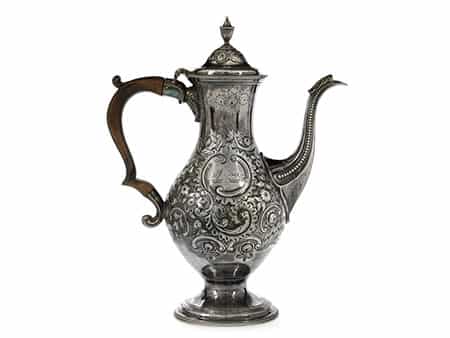 Londoner George III-Silver coffee pot