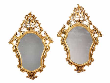 Paar barocke Spiegel
